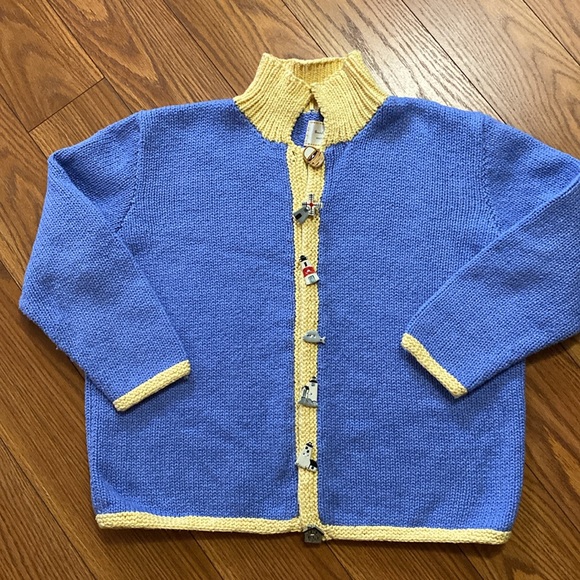 Beautiful people Nantucket knitted jacket 💯cotton with 7 porcelain buttons - Picture 11 of 11